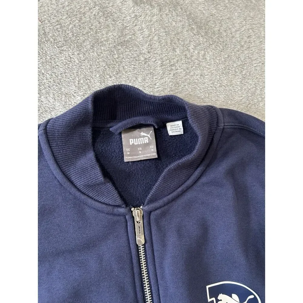 PUMA Color Block Letter Print Sports Casual Jacket - Picture 7 of 8